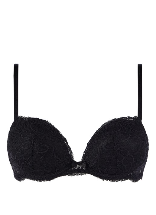 Simone Pérèle Eden push-up bh  - voorkant 2 zwart