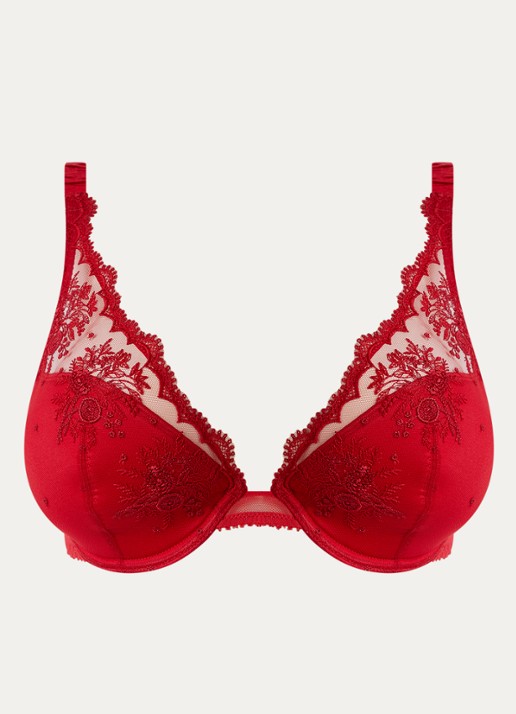 Simone Pérèle Intrigue beugel bh met overlay van mesh
