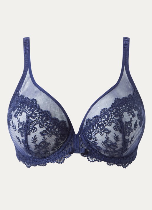 Simone Pérèle Passion plunge beugel bh van mesh met kant