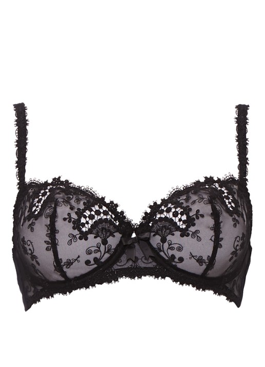 Simone Pérèle Wish balconette bh - voorkant 3 zwart