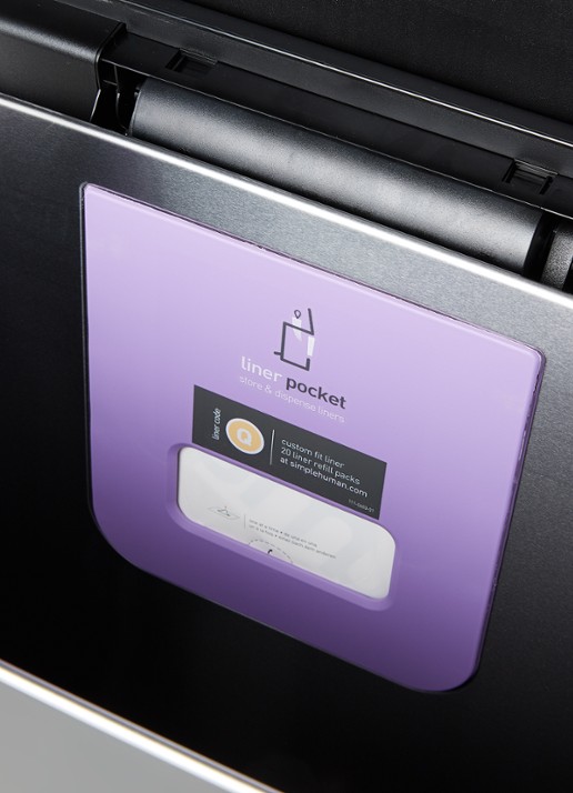 Simplehuman Sensor Voice Control prullenbak met spraak- en bewegingssensor 58 liter - detail 2 zwart