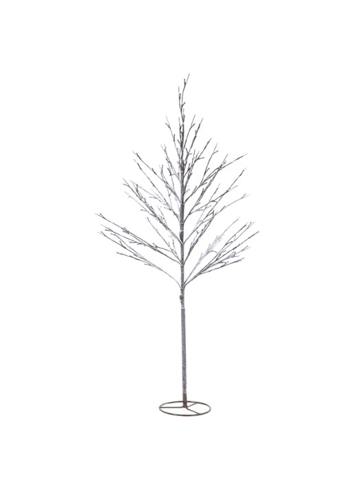 Sirius Alex Tree kunstkerstboom met LED verlichting 120 cm - voorkant bruin