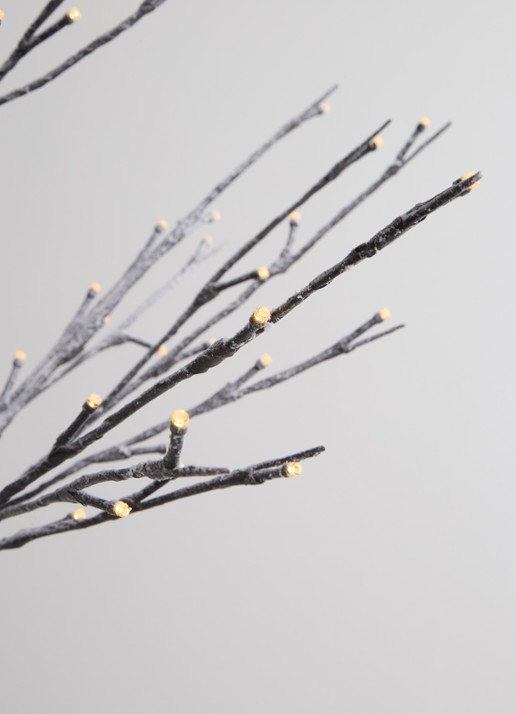 Sirius Alex Tree kunstkerstboom met LED verlichting 120 cm - voorkant 2 bruin