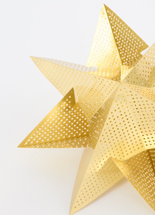 Sirius Lene Star lichtfiguur 33 cm - voorkant 2 goud
