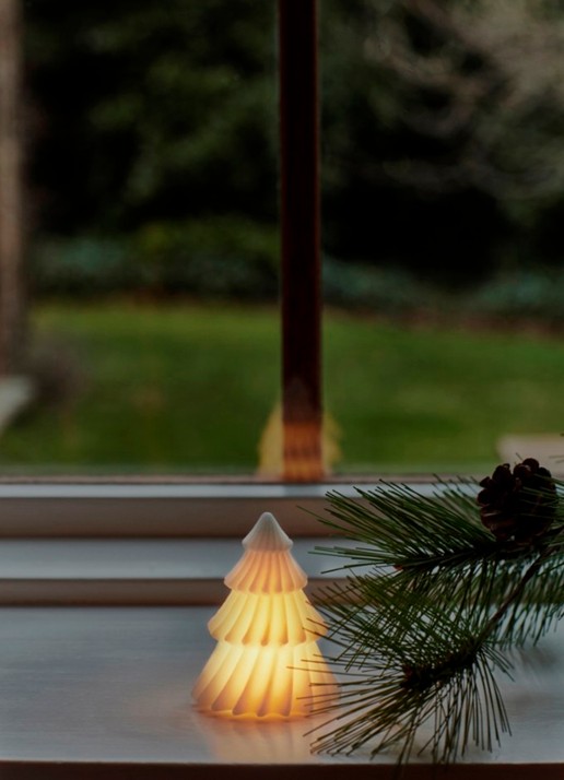 Sirius Olivia lichtfiguur met LED verlichting set van 2 - detail transparant