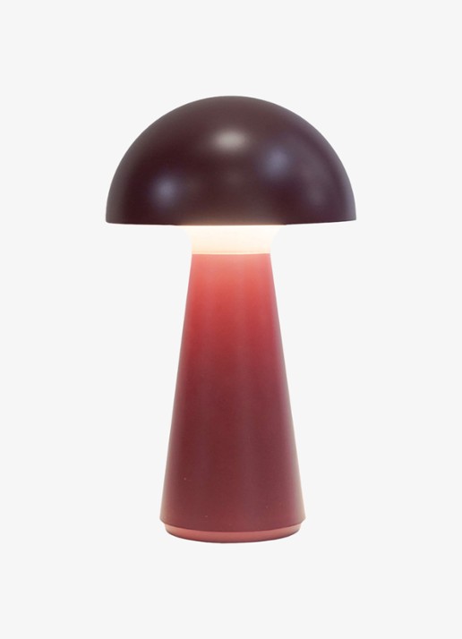 Sirius Sam tafellamp 29,5 x 17,5 cm - voorkant bordeauxrood
