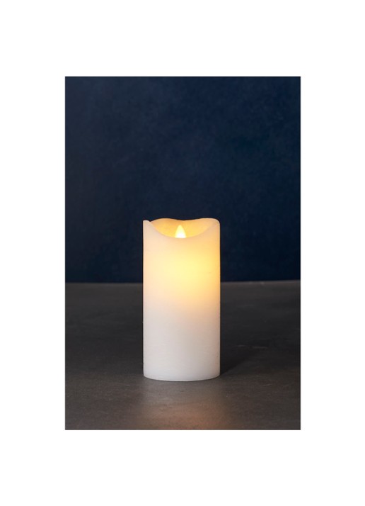 Sirius Sara Exclusive LED-kaars 15 cm - voorkant 2 wit