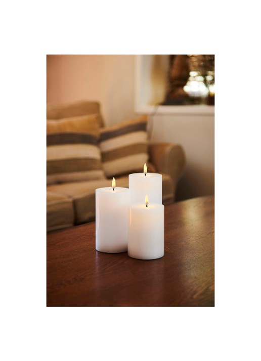 Sirius Sille Exclusive LED-kaars set van 3 - detail 3 wit