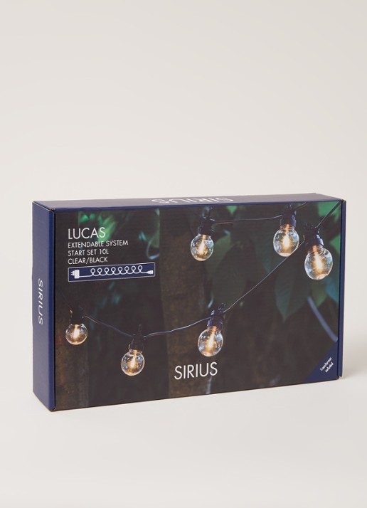 Sirius Sirius Lucas lichtsnoer startset 3 meter - detail 3 zwart