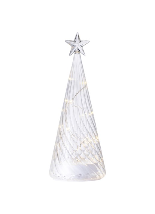 Sirius Wave Tree kerstornament met LED verlichting 26 cm