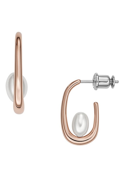 Skagen Agnethe oorhangers met parel SKJ1747791