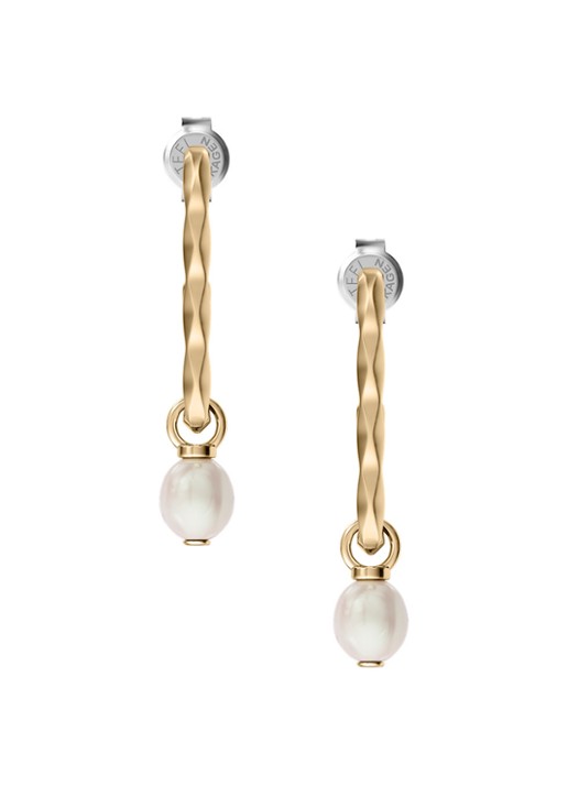 Skagen Agnethe Pearl oorstekers SKJ5025710 - detail 2 goud