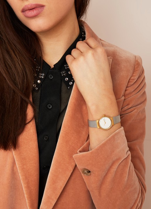 Skagen Freja horloge SKW2666 - voorkant 2 zilver