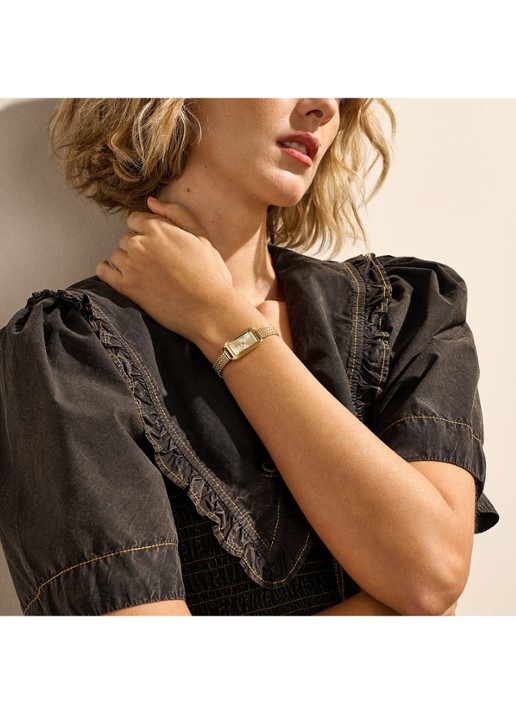 Skagen Hagen Micro horloge SKW3178 - detail 5 goud