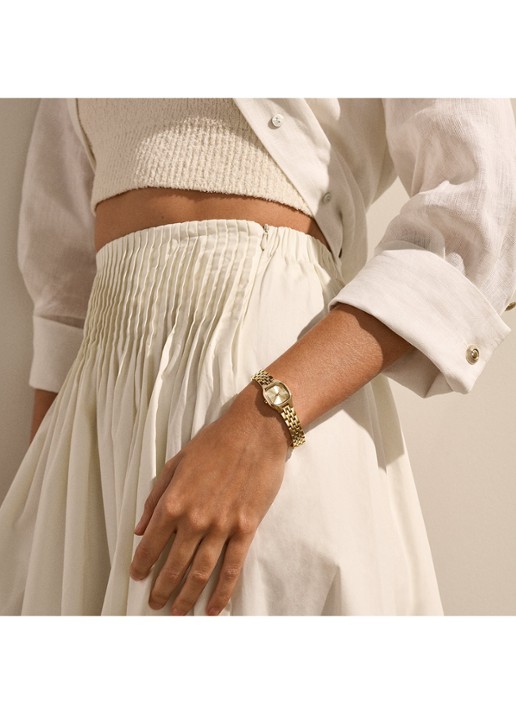 Skagen Mellem Micro horloge SKW3177 - detail 5 goud