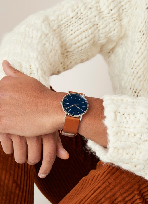 Skagen Sigantur horloge SKW6355 - voorkant 2 zilver