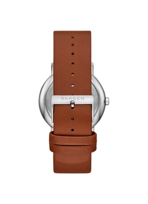 Skagen Signatur horloge  SKW6942 - detail zilver