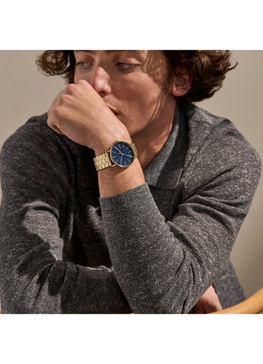 Skagen Signatur horloge SKW6945 - detail 3 goud