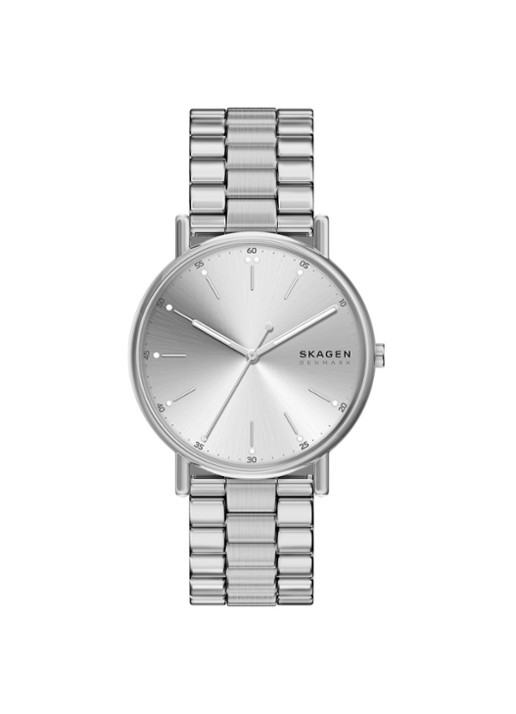 Skagen Signatur horloge SKW6950 - voorkant 6 zilver