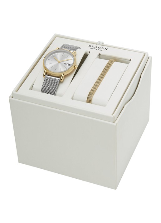 Skagen Signatur Lille horloge en armband set van 2 SKW3153SET - detail 4 zilver