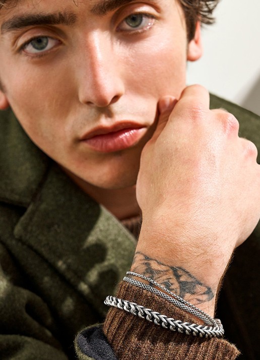 Skagen Tov armband SKJM0235040 - voorkant 2 zilver