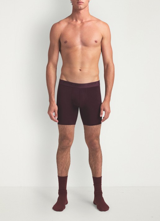 SKIMS Boxershort met logoband in 3-pack - voorkant 5 grijs
