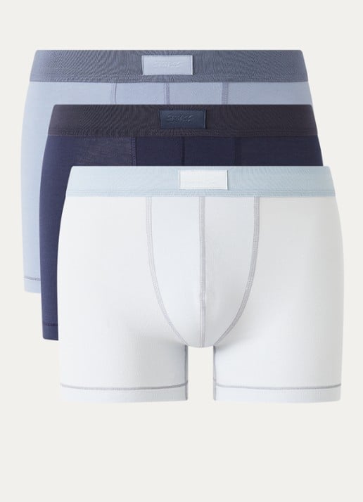 SKIMS Boxershort met logoband in 3-pack