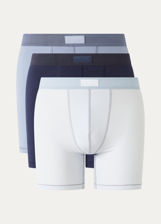 SKIMS Boxershort met logoband in 3-pack
