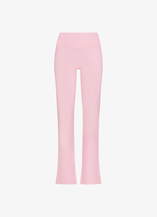 SKIMS Cotton Jersey mid waist flared legging met omgeslagen tailleband