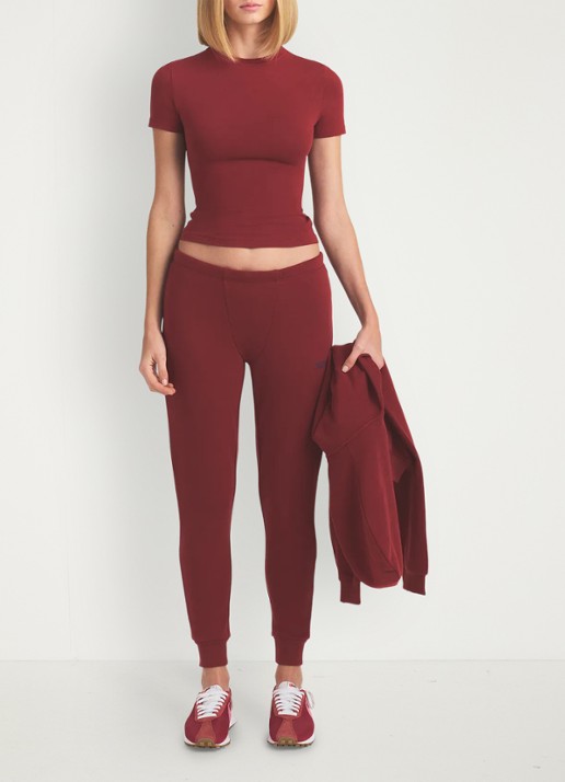 SKIMS Cotton Jersey t-shirt met stretch