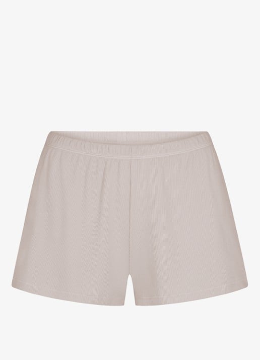 SKIMS Cotton Rib korte broek met ribstructuur