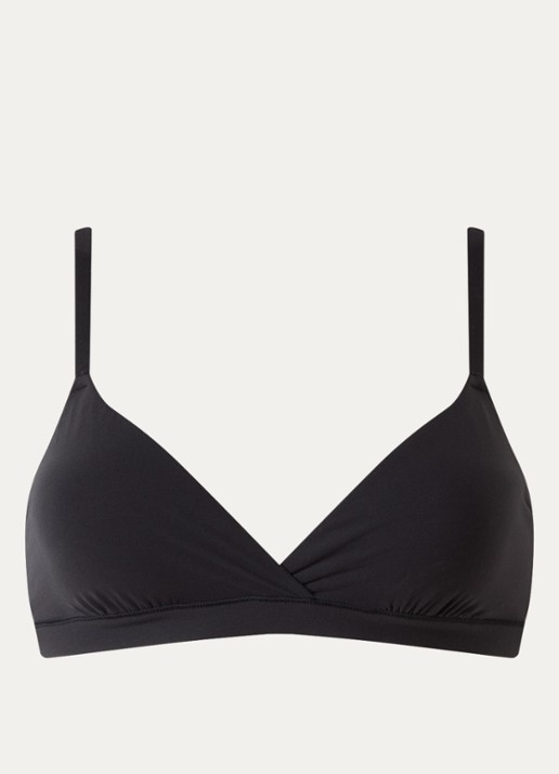 SKIMS Fits Everybody bralette zonder vulling - voorkant 4 zwart
