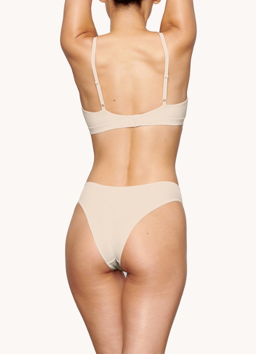 SKIMS Fits Everybody bralette zonder vulling - achterkant 4 zand