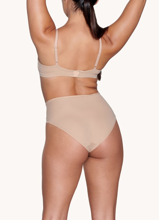 SKIMS Fits Everybody bralette zonder vulling - achterkant 4 beige