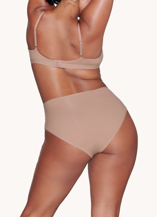 SKIMS Fits Everybody bralette zonder vulling - achterkant lichtbruin