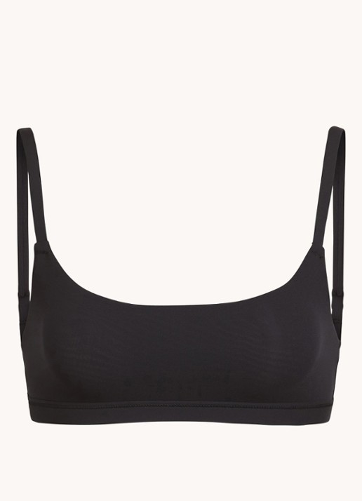 SKIMS Fits Everybody bralette zonder vulling - voorkant zwart