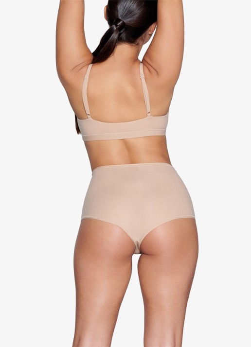 SKIMS Fits Everybody bralette  - achterkant naturel