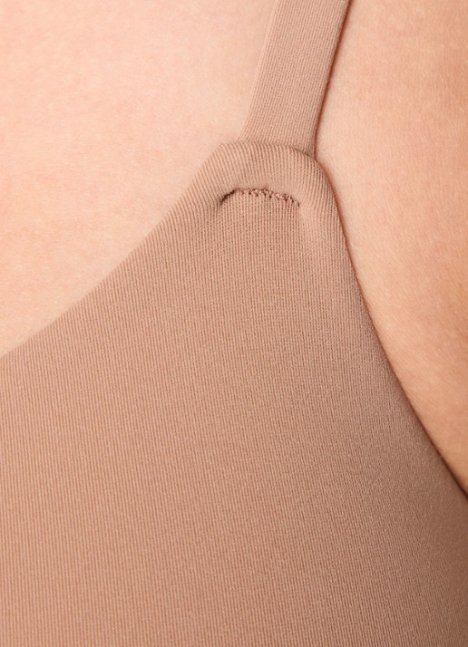 SKIMS Fits Everybody bralette  - detail 3 donkerbeige