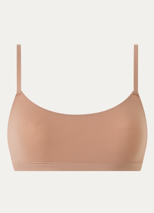 SKIMS Fits Everybody bralette  - voorkant 4 donkerbeige