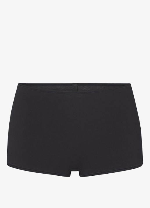 SKIMS Fits Everybody mid waisted shorty - voorkant 2 zwart