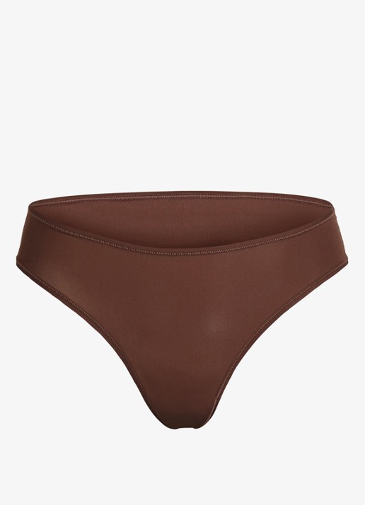 SKIMS Fits Everybody slip - voorkant 3 chocoladebruin