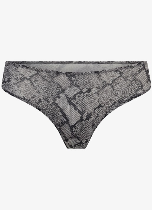 SKIMS Fits Everybody string met print - voorkant 3 shadow snake print