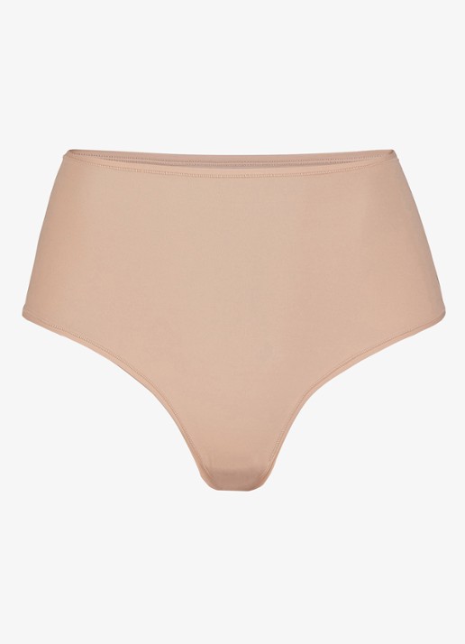 SKIMS Fits Everybody string - voorkant beige