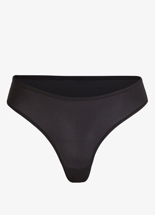 SKIMS Fits Everybody string - voorkant 2 zwart