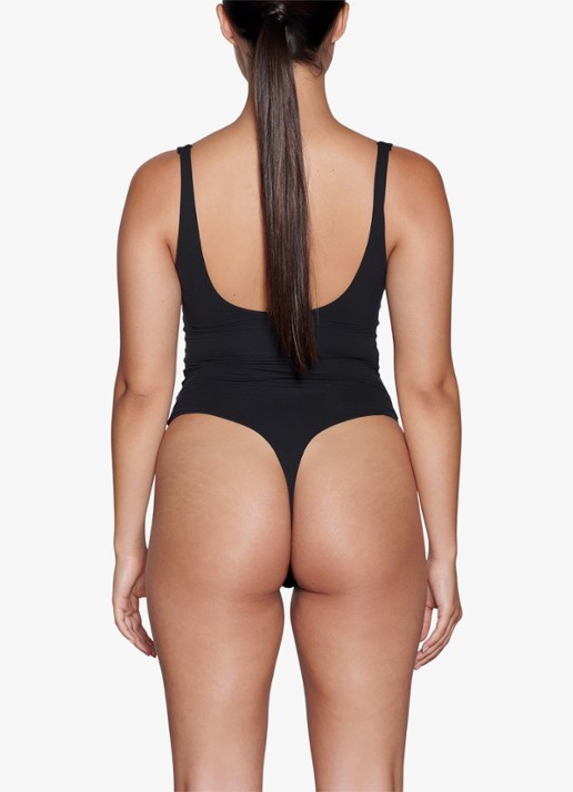 SKIMS Fits everybody stringbody - achterkant 4 zwart