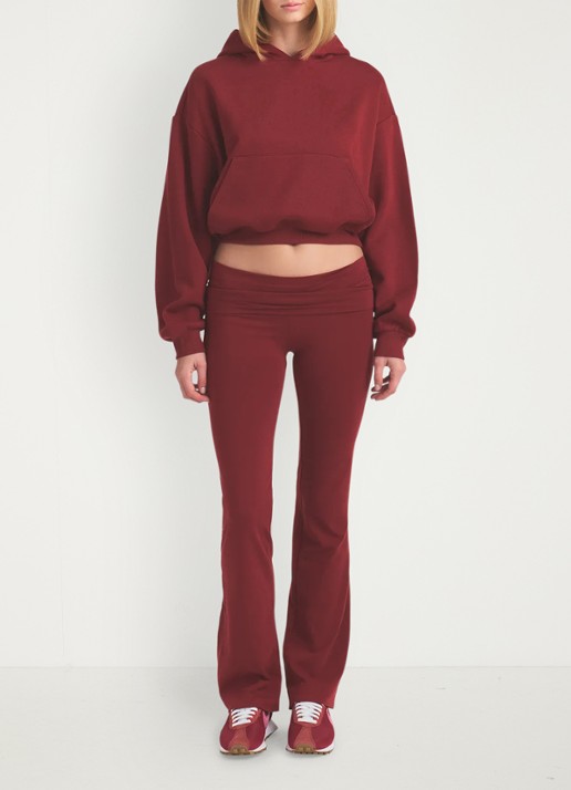 SKIMS Mid waist flared fit loungebroek met stretch