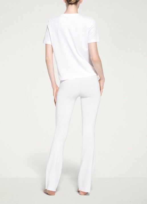 SKIMS Relaxed Tees T-shirt met ronde hals - achterkant wit