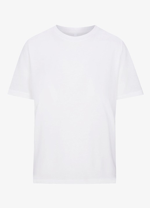 SKIMS Relaxed Tees T-shirt met ronde hals - voorkant 4 wit