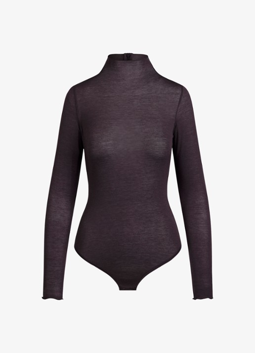 SKIMS Sheer Modal semi-transparante body in kasjmierblend met col