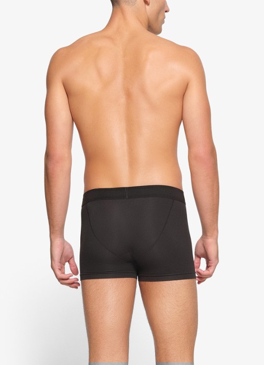 SKIMS Skims Cotton 3" boxershorts in 3-pack - achterkant zwart
